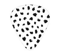Painterly Dalmatian Animal Print,12 Pcs Guitar Pick,3 Different Thickness Plectrums for Acoustic Guitar Bass Ukulele (0.46mm 0.96mm 0.71mm)