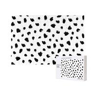 Painterly Dalmatian Animal Print,300 Pieces Wooden Jigsaw Family Game Jigsaw Puzzles for Adults Teens Home Decor