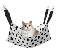 Painterly Dalmatian Animal Print,Cat Hanging Hammock Soft Double Sided Hanging Bed for Small Dogs Pet,M