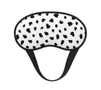 Painterly Dalmatian Animal Print, Full Eye Covers Light Blocking Eye Masks Blackout Sleep Eye Muffs