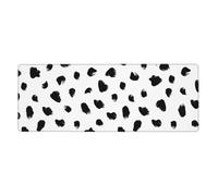 Painterly Dalmatian Animal Print,Mouse Pad Large Desk Pad Computer Keyboard Mouse Mat With Non Slip Rubber Base 30 x 80 cm