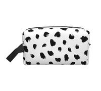 Painterly Dalmatian Animal PrintMakeup Trave Bag for Women,Cosmetic Large Capacity Organizer