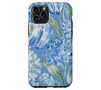 Painterly Tulip and Peony Flower Pattern Case for iPhone 11 Pro