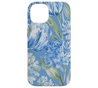 Painterly Tulip and Peony Flower Pattern Case for iPhone 14