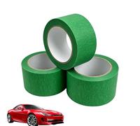 Painters Tape | 3 Rolls Adhesive Label Tool,0.9 Inches*32.8Yds Green Painting Tape - for Garage School Classroom Workshop Home Wall Car