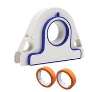 Painters Tape Applicator, Masking Master Tape Dispenser with Scraper, Masking Paint Tapes Applicator for Painting Trim, Wall and Floor Painting (with 2 Orange Tapes)