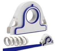 Painters Tape Applicator, Professional Masking Tape Dispenser with Scraper, Masking Paint Tape Applicator Set with 5 Tape, for Painting Trim Wall Floor Decoration