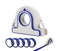 Painters Tape Applicator with Hidden Blade, Masking Tape Applicator with Fast Tape Cutting and Dispensing, Masking Master for Paint Tape Applicator for Wall, Floor, and Door Frames (Tape Roll * 5)