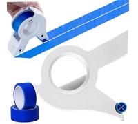 Painters Tape Dispenser, Masking Tape Machine Portable Painters Tape Dispenser Safe Masking Master Tape Dispenser with 2 Rolls Tape Masking Tape Machine for Painting