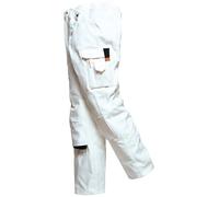 Painters Trousers Durable Workwear with Pockets White Decorating Cargo Pants UK