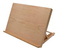 Paintersisters Table Easel Drawing Board Workstation Compact A3 30 x 43 cm | FSC Beech Wood Drawing Board & Painting Easel Sketch board 5-way adjustable for acrylic, watercolour, sketching