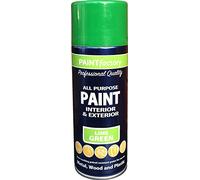 PAINTfactory Colour It Quick Drying Spray Paint 400ml Lime Green Gloss Finish