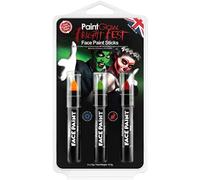 PaintGlow Fright Fest Paint Sticks Face Paint - 3 pcs