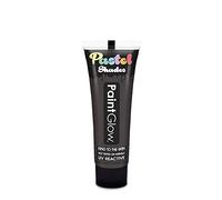 PaintGlow, Neon UV Face & Body Paint, Pastel Colours, Black, 13ml