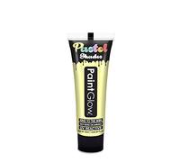 PaintGlow, Neon UV Face & Body Paint, Pastel Colours, Lemon, 13ml