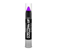 PaintGlow, Neon UV Paint Stick, Violet, 3.5g