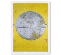 Painting Abstract Hilma Af Klint 1915 The Dove Nr 12 13 Artwork Framed Wall Art Print A4 Artery8 White One Size