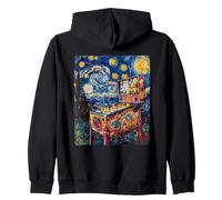 Painting Art Inspired Pinball Arcade Zip Hoodie