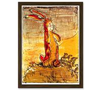 Artery8 Painting Book Cover Williams Velveteen Rabbit Nicholson Artwork Framed Wall Art Print A4