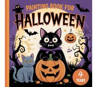 Painting Book for Halloween | Spooky Coloring Book | book for little artists ages 4 and up | 50 creative & funny Halloween motifs for coloring | Promotes the creativity and the cognitive skills