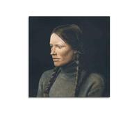 Painting by Andrew Wyeth [Helga] Artwork Poster Wall Art Canvas Aesthetic Music And Movie Decoration Living Room Bedroom 20x20inch(50x50cm) Unframe-style