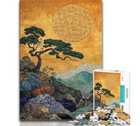 Painting by Night Sky Adult Jigsaw Puzzles 1000 Pieces,Staycation Kill Time Every Piece Is Unique - Challenging Family Fun Game 50x75cm