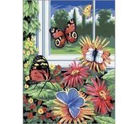PAINTING BY NUMBERS BUTTERFLIES AGE 8+ ACRYLIC PAINTS