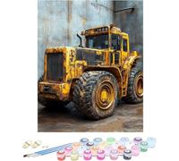 Painting by Numbers for Adults Car Paint by Numbers Kits Landscape Craft Kit for Adults DIY Kits Canvas Oil Paintings Art, Hobbies for Women for Home Wall Art, Gifts Without Frame 30x40cm C-940L