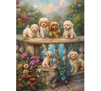 Painting by Numbers for Adults Dog Paint by Numbers Kits French Bulldog, DIY Hobbies for Adults Crafts for Beginners Canvas Oil Paintings Kits for Home Wall Decor, Gifts with Frame 80x100cm Y-8C90