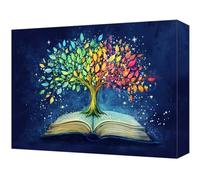 Painting by Numbers for Adults Dream Tree Paint by Numbers for Children Kits, with 3- Paint Brushes DIY Beginners Acrylic Painting by Number Kit, Hobbies for Adults Women, Home Decor 12x16in T-694