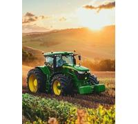 Painting by Numbers for Adults Farm, with Frame Canvas for Ages 6-12 Kids Paint by Numbers, DIY Tractor Canvas Oil Painting Kit for Kids or Beginner with Paint Brushes, for Home Decor 50x40 cm Q-3924