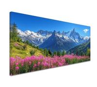 Painting by Numbers for Adults Flower 36x72 inch Large Paint by Numbers for Children, with Frame Beginners Adult Paint by Number Canvas Kits with Brushes Acrylic for Home Decor, Mountain k-1425