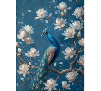 Painting by Numbers for Adults Jellyfish Paint by Numbers Kits Animal, DIY Hobbies for Adults Crafts for Beginners Canvas Oil Paintings Kits for Home Wall Decor, Gifts with Frame 80x100cm X-7L61