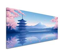 Painting by Numbers for Adults Landscape 16x36 inch Small Paint by Numbers for Children, with Frame Beginners Adult Paint by Number Canvas Kits with Brushes Acrylic for Home Decor, Japan k-1220