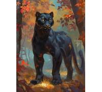 Painting by Numbers for Adults Leopard Paint by Numbers Kits Maple Leaf, DIY Hobbies for Adults Crafts for Beginners Canvas Oil Paintings Kits for Home Wall Decor, Gifts with Frame 40x50cm V-I935