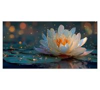 Painting by Numbers for Adults Lotus Adult Paint by Numbers Kits for Children Sip and Paint Kit Kids Plant DIY Canvas Oil Paintings Acrylic Hobbies for Adults Women 100x200cm Without Frame u-8868