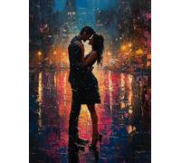 Painting by Numbers for Adults Love Paint by Numbers Canvas Kits Back View Craft Paintings DIY Kits for Adults Oil Art With Brush and Acrylic Paints for Home Wall Decor, Gifts 40x60cm Frameless J-O073