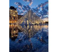 Painting by Numbers for Adults Palace of Versailles Paint by Numbers Kits River, DIY Hobbies for Adults Crafts for Beginners Canvas Oil Paintings Kits for Home Wall DecorWith Frame 40x50cm A-DU97