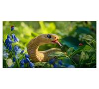 Painting by Numbers for Adults Snake Adult Paint by Numbers Kits for Children Sip and Paint Kit Kids Animal DIY Canvas Oil Paintings Acrylic Hobbies for Adults Women 30x60cm Without Frame u-11306