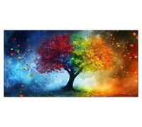 Painting by Numbers for Adults Tree of Life Adult Paint by Numbers Kits for Children Sip and Paint Kit Kids Abstract DIY Canvas Oil Paintings Mini, Acrylic Pigment 100x200cm Without Frame u-11412