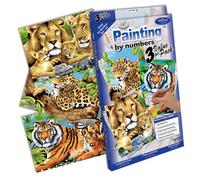 Painting By Numbers Jungle Cats Set