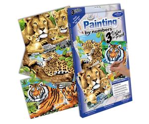 Painting By Numbers Jungle Cats Set