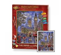 Schipper 609130873 - Paint By Numbers - Full Moon Over London - New