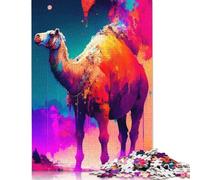 Painting-camel Puzzle for Teenagers 1000 Pieces Puzzle Brain Teaser Puzzles For Adults 1000pcs (38x26cm)