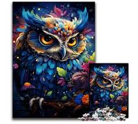 Painting Color Animal Owl Jigsaw Puzzles 1000 Pieces for Adults Challenging Puzzles Educational Toy for Teenagers Home Office Decor 1000 PCS(75x50cm)