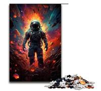 Painting Color Astronaut 1000 Piece Jigsaw Puzzles for Adults Jigsaw for Gifts Best Gift Suitable for And Teenager 14 And Up 1000PCS(75x50cm)