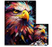 Painting Colorful Eagle Art JigsawPuzzle 1000 Pieces for Adults Difficult Puzzles for Adults Fun at Home Activities Birthday Present Travel Gifts 1000 PCS(75x50cm)