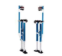Painting Drywall Stilts,Adjustable Aluminum Tool Stilt for Plastering,24" - 40" Sheetrock Stilts,Professional Drywall Stilts, Blue