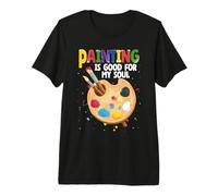 Painting is Good for My Soul Color Palette Joy Premium T-Shirt