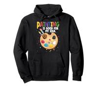 Painting Is Good For My Soul Color Palette Joy Pullover Hoodie